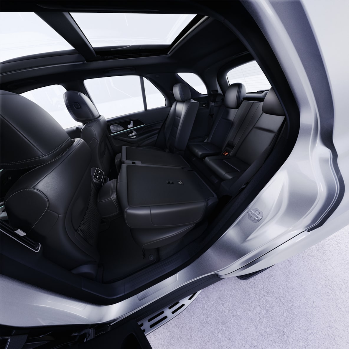 Interiøret i Mercedes-Benz GLE.