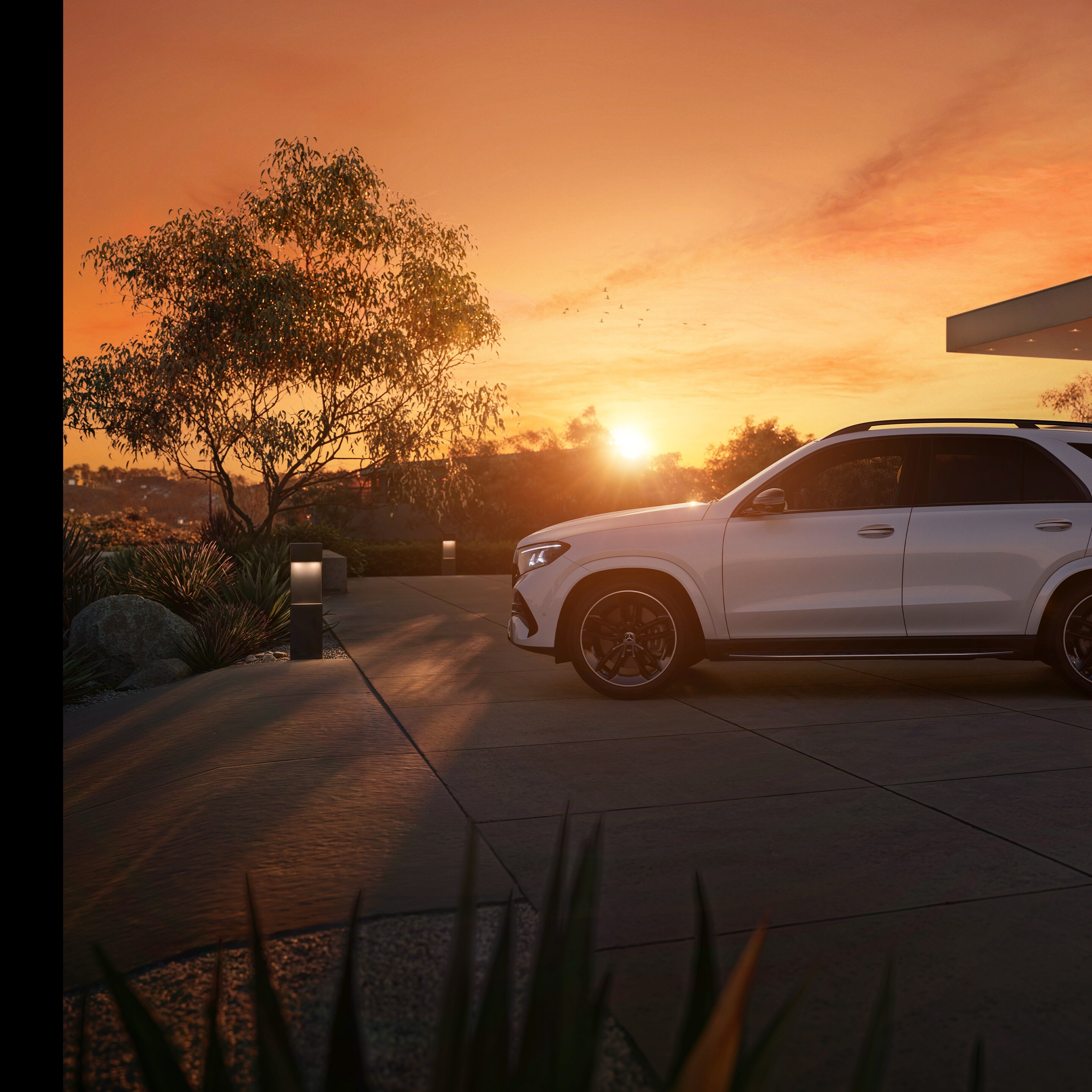 Eksteriøret af den ny GLE fra Mercedes-Benz.