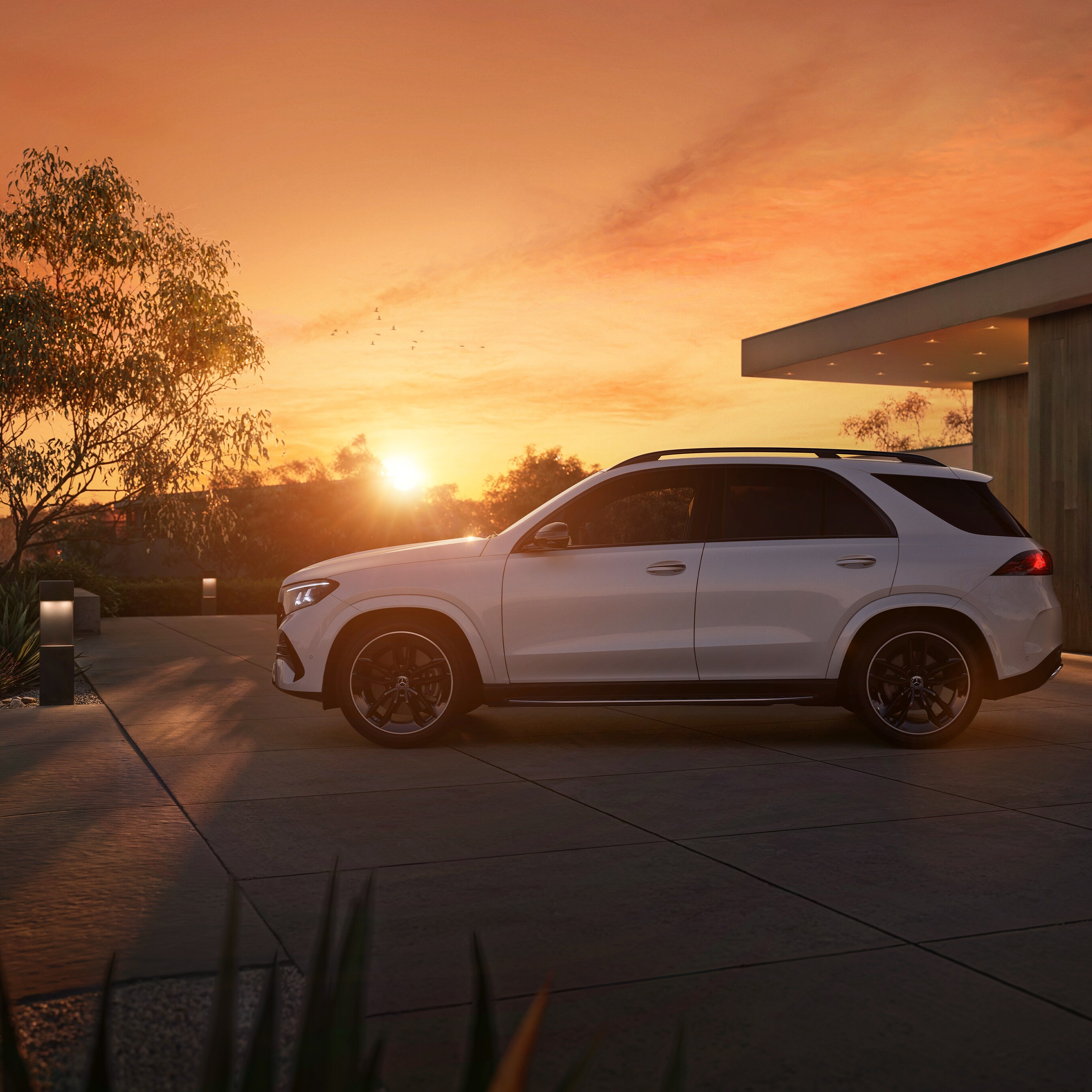 Eksteriøret af den ny GLE fra Mercedes-Benz.