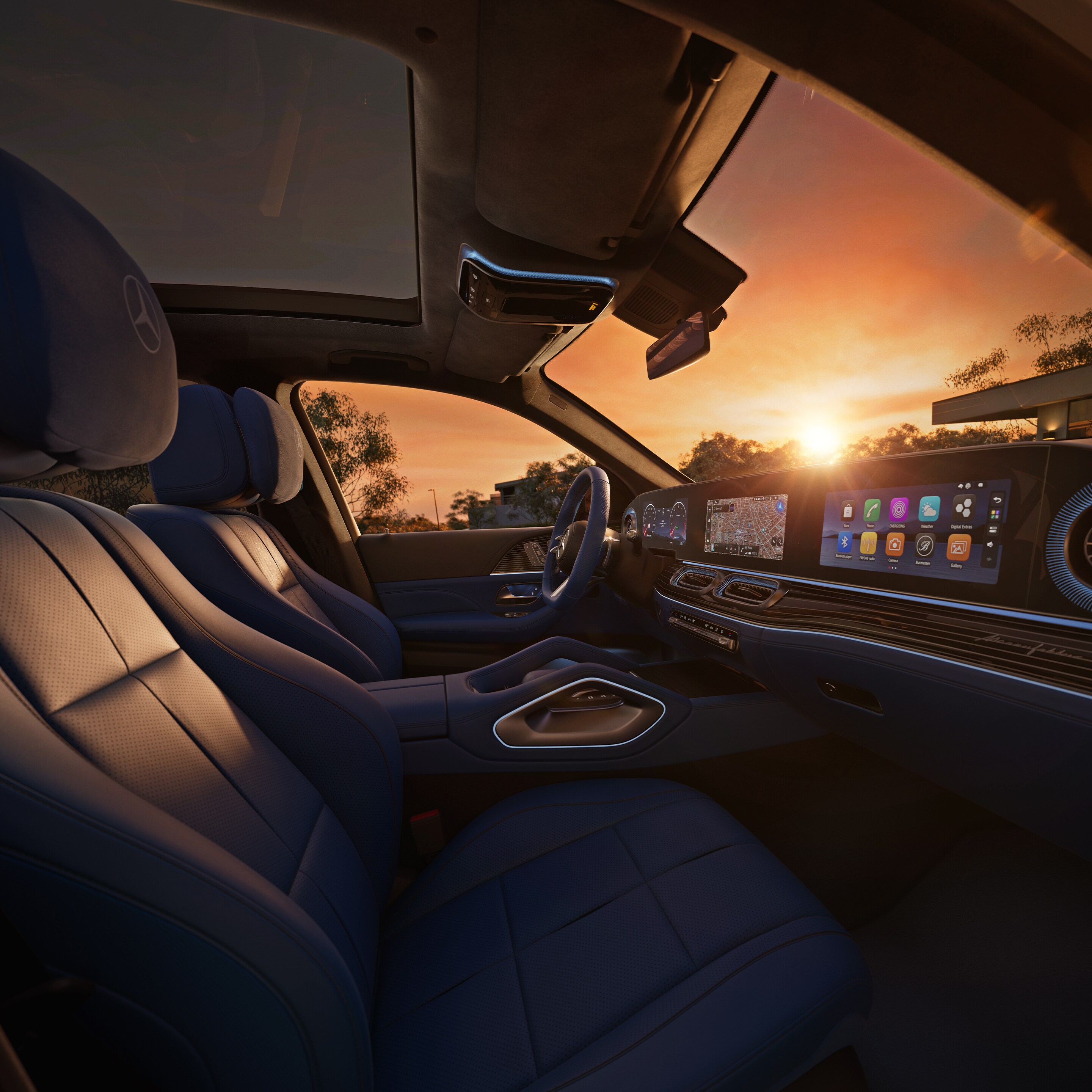 Interiøret i den ny GLE.