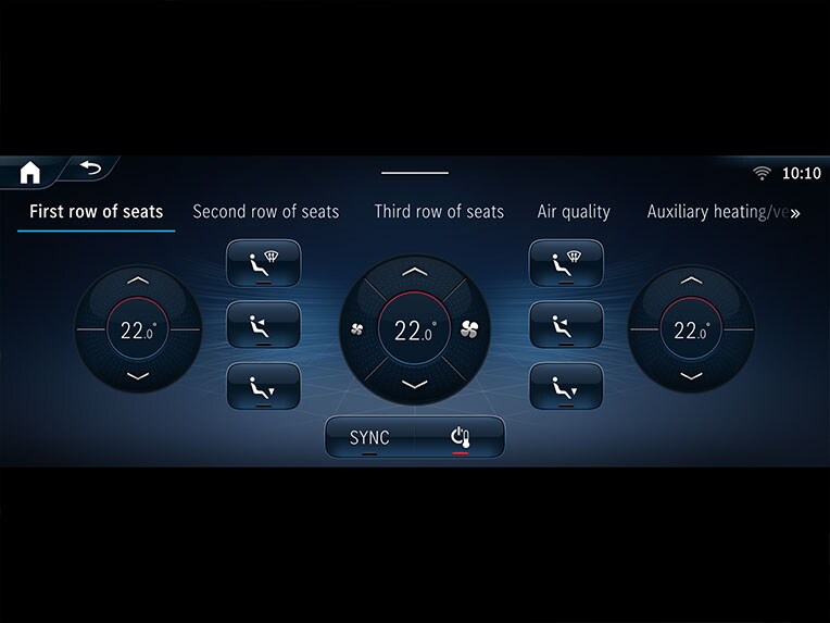 Klimaautomatik THERMOTRONIC i Mercedes-Benz GLS.