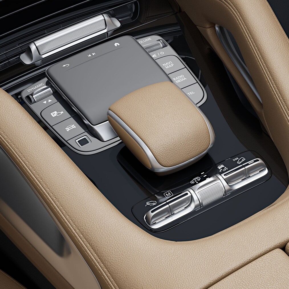 Den transparente motorhjelm på Mercedes-Benz GLS.