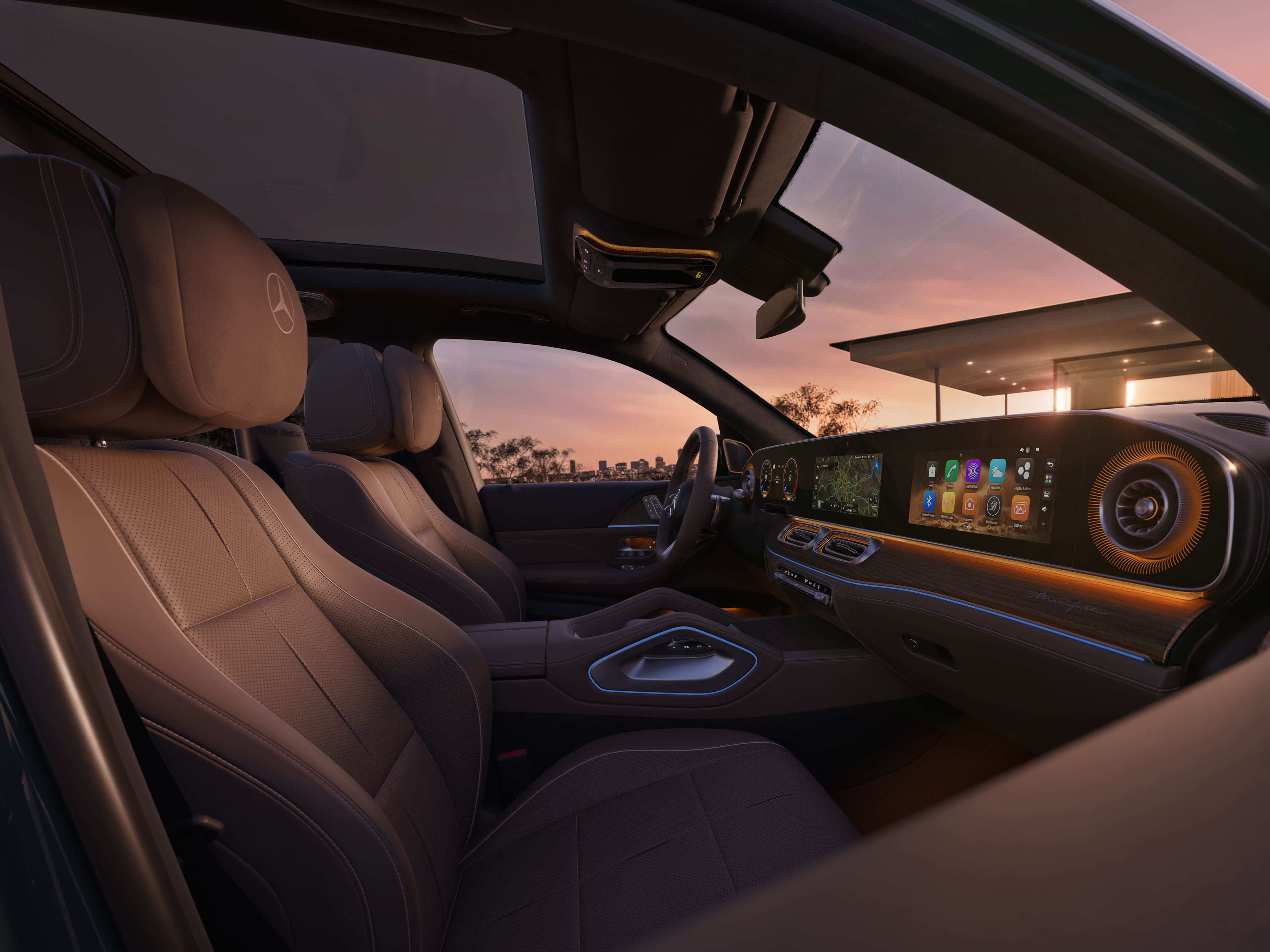 Interiør | Den ny GLS | Mercedes-Benz Interiøret i den ny GLS fra Mercedes-Benz.