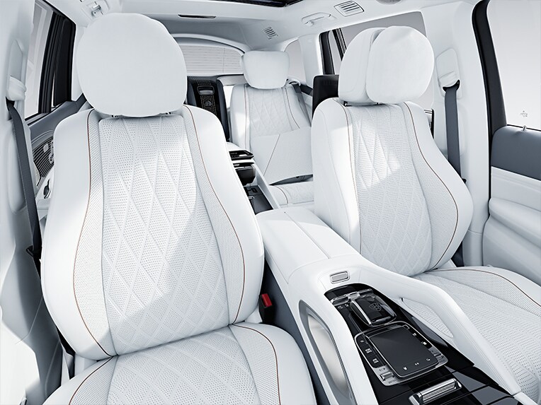 De klimatiserede massagesæder i Mercedes-Maybach GLS.