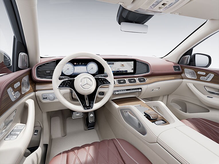 Mercedes-Maybach GLS interiør med krompakke.