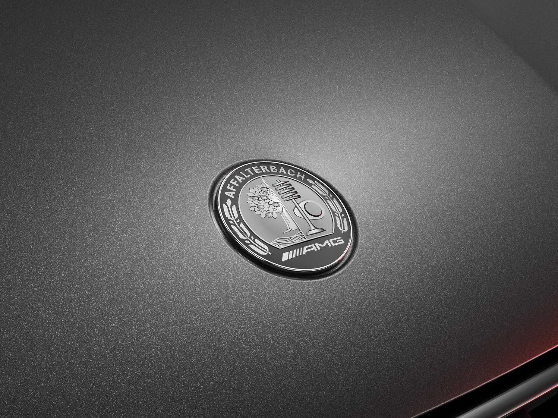 Affalterbach-logoet på en Mercedes-AMG