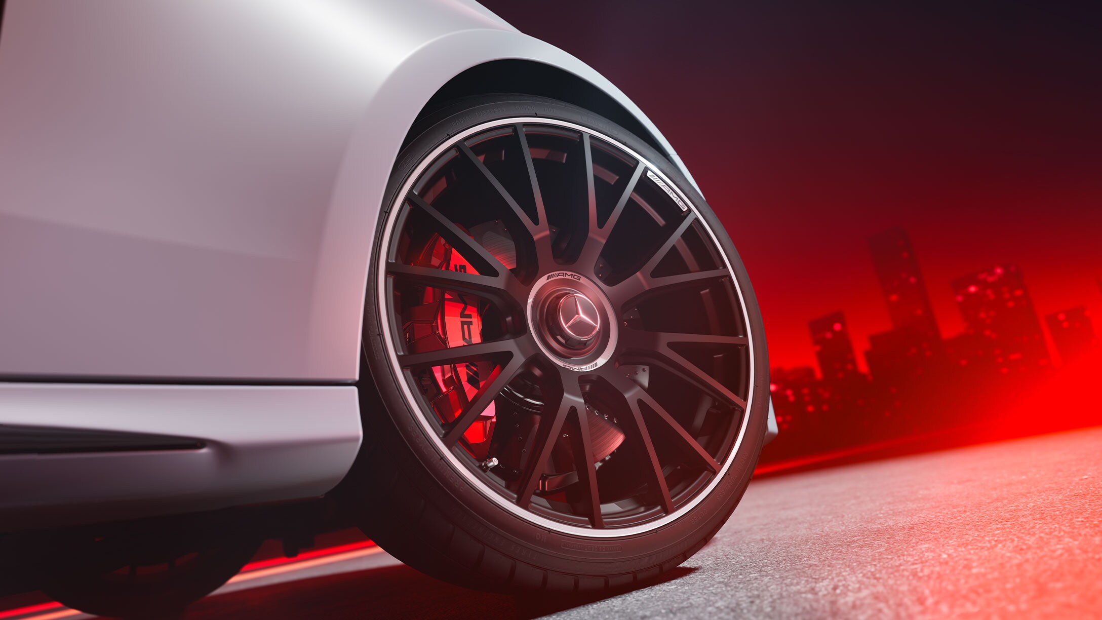 Det sportslige Mercedes-AMG design.