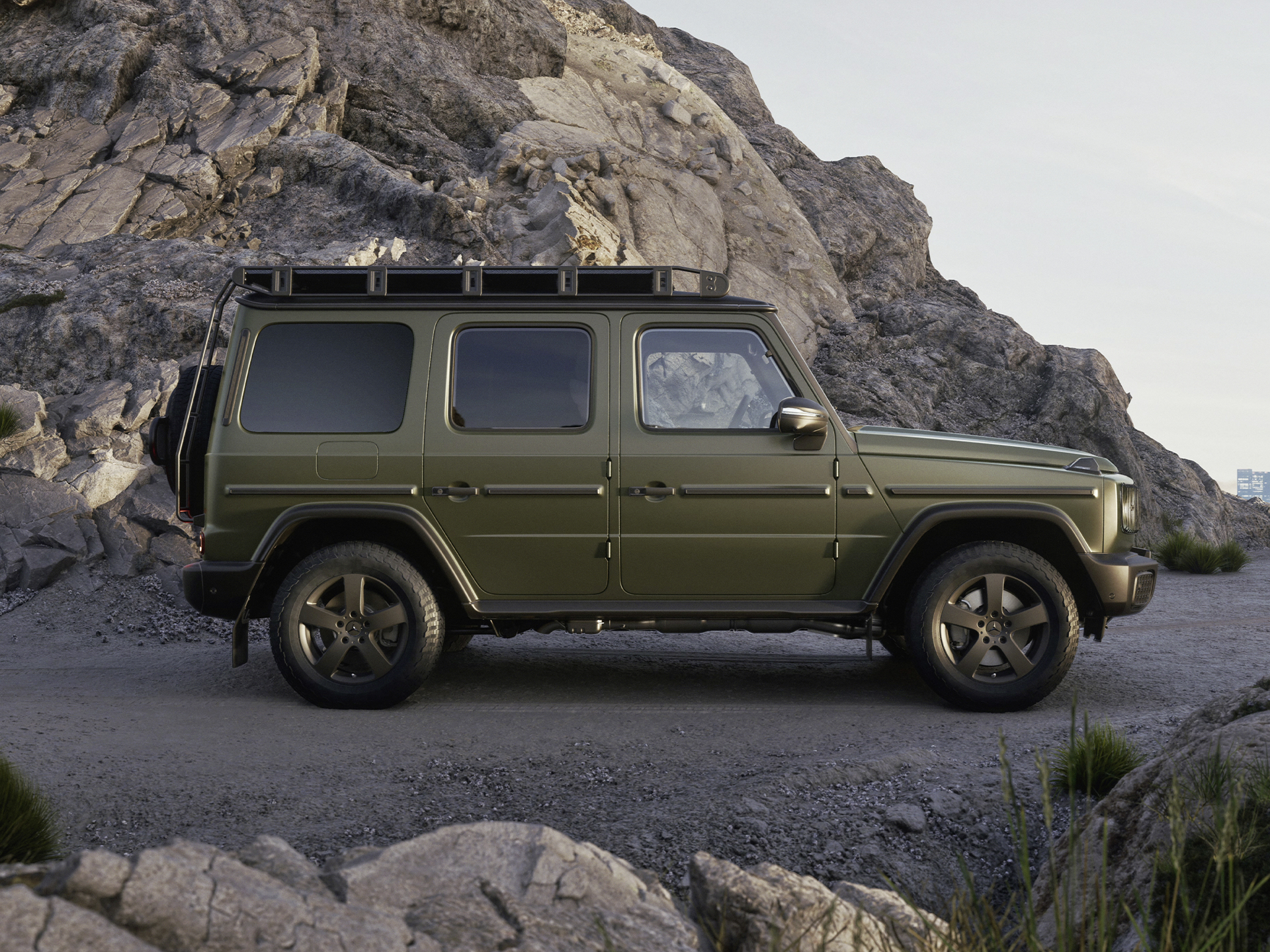 MANUFAKTUR | G-Klasse Brand Area | Mercedes-Benz MANUFAKTUR eksteriør på en Mercedes-Benz G-Klasse.