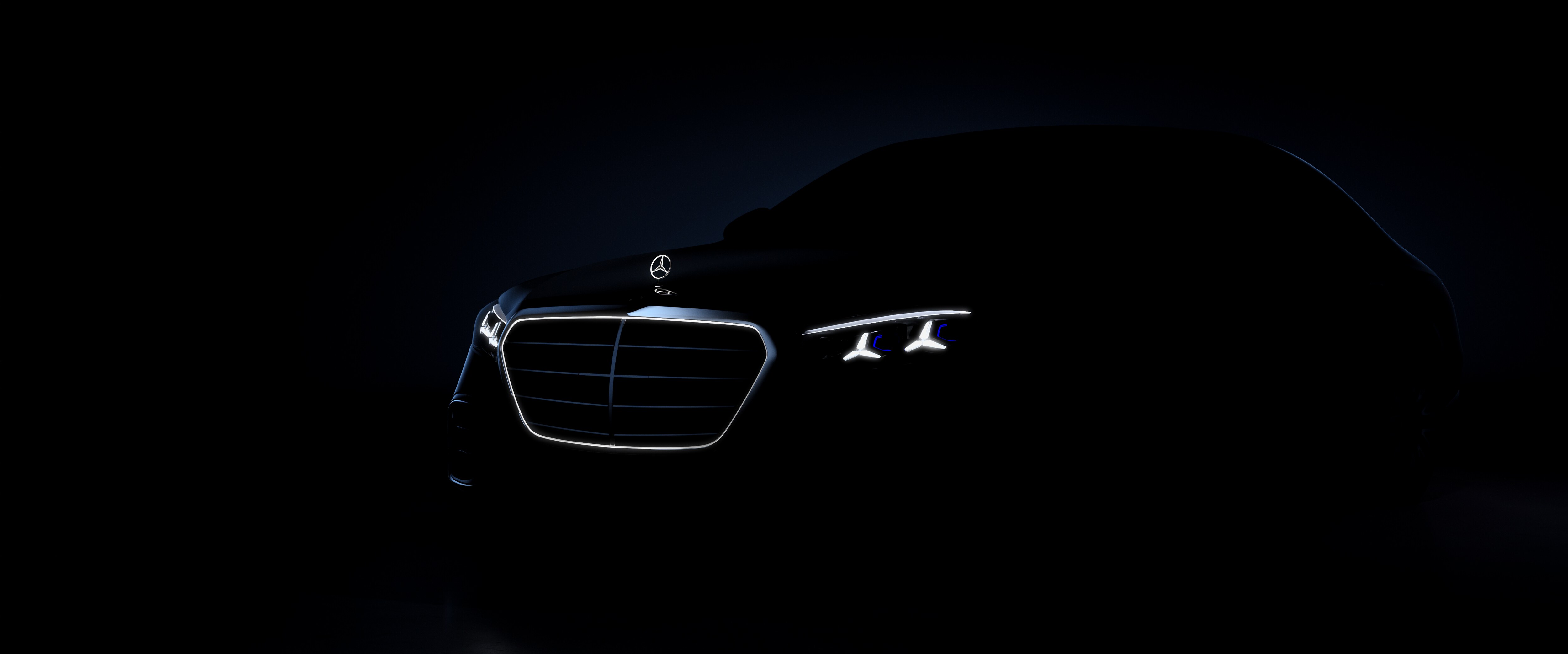 Teaserbillede af den nye S-Klasse