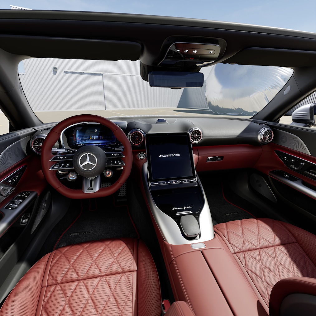 MANUFAKTUR-sortiment til SL roadsteren fra Mercedes-AMG.
