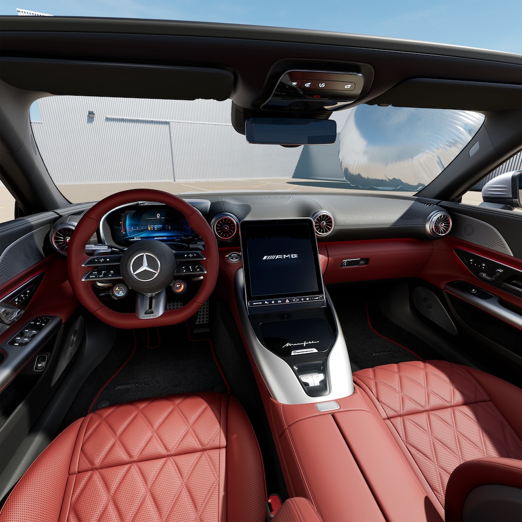 MANUFAKTUR-sortiment til SL roadsteren fra Mercedes-AMG.