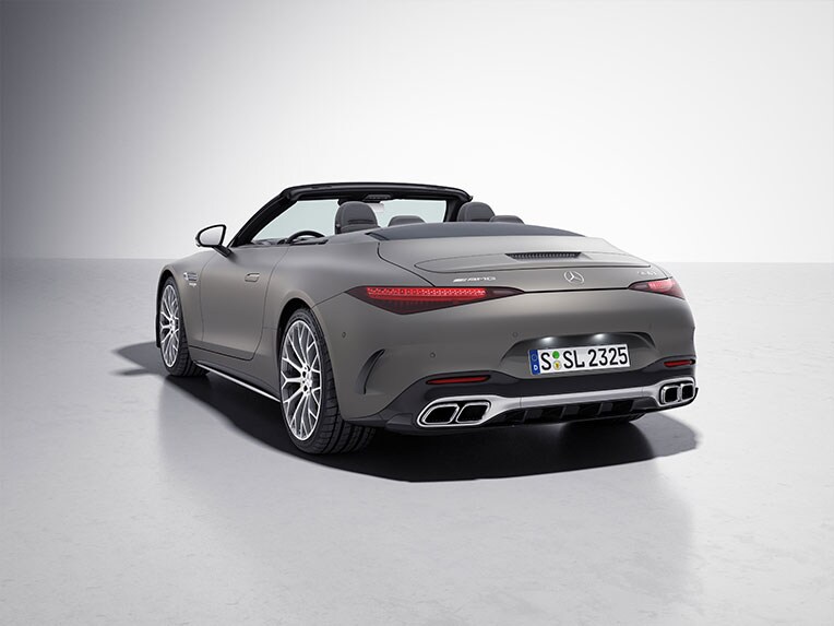 Mercedes-AMG SL 63 S E PERFORMANCE med AMG aerodynamikpakke.