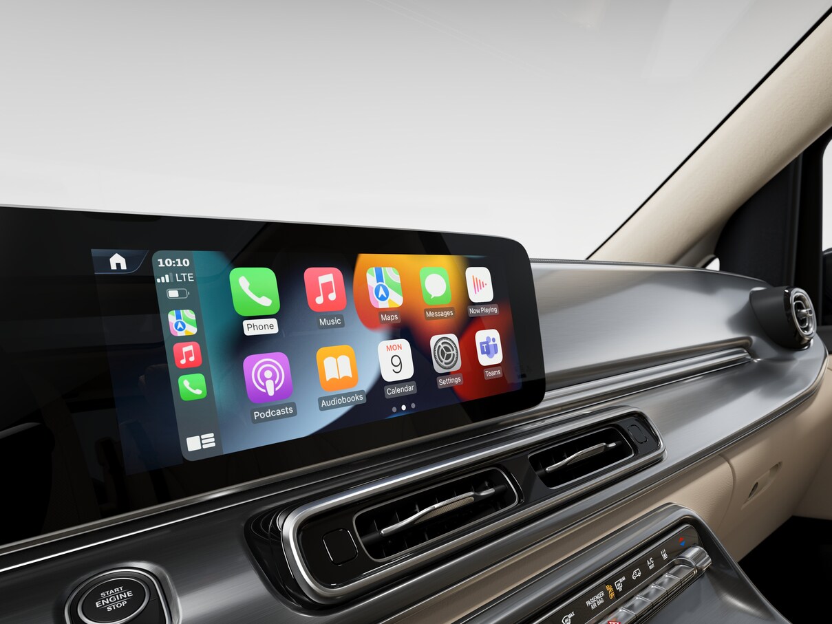 Smartphone-integrationspakke i Mercedes-Benz V-Klasse.