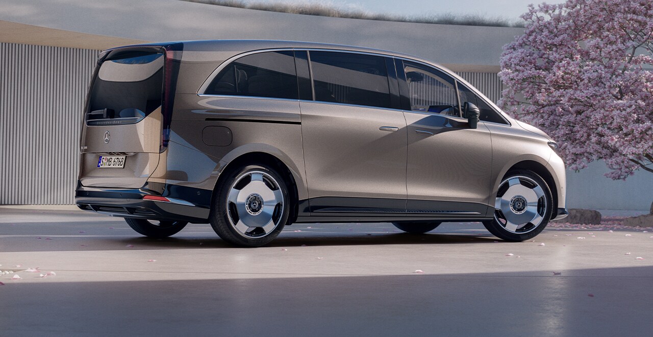 Den aerodynamiske silhuet og den ekspressive bagende af VLE vises