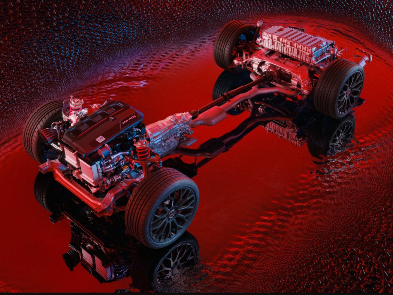 Mercedes-AMG e-modellens platformarkitektur