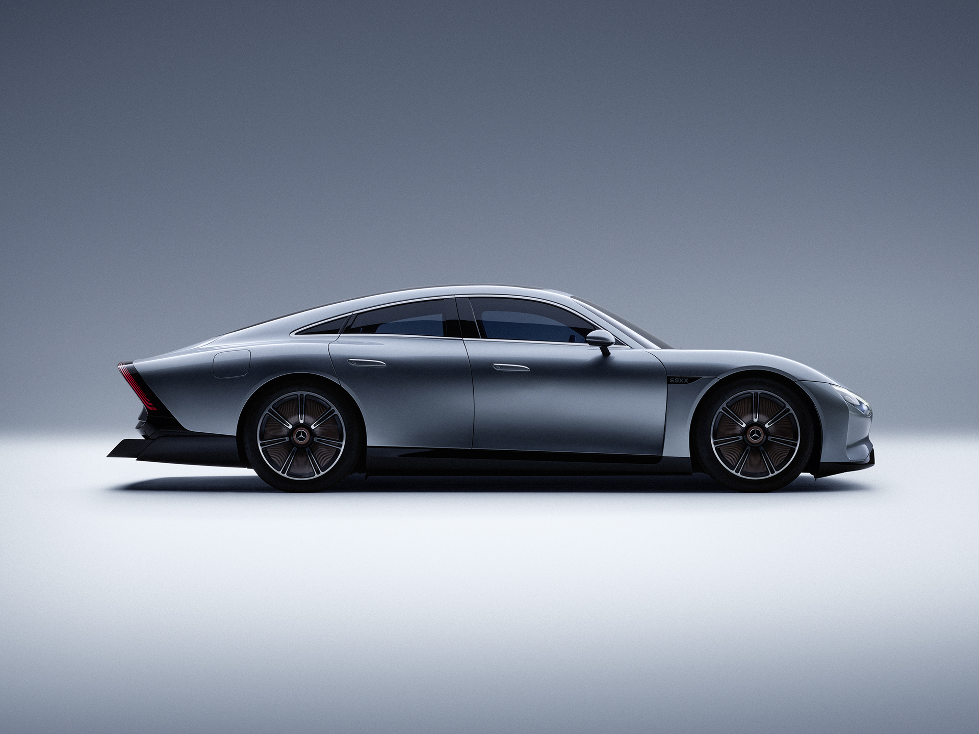 Fremtidsvision | Mercedes-Benz Mercedes-Benz konceptbil set fra siden.