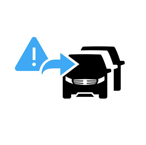 Car-to-X-kommunikation | Databeskyttelse | Mercedes-Benz Mercedes-Benz Car-to-X-kommunikations ikon