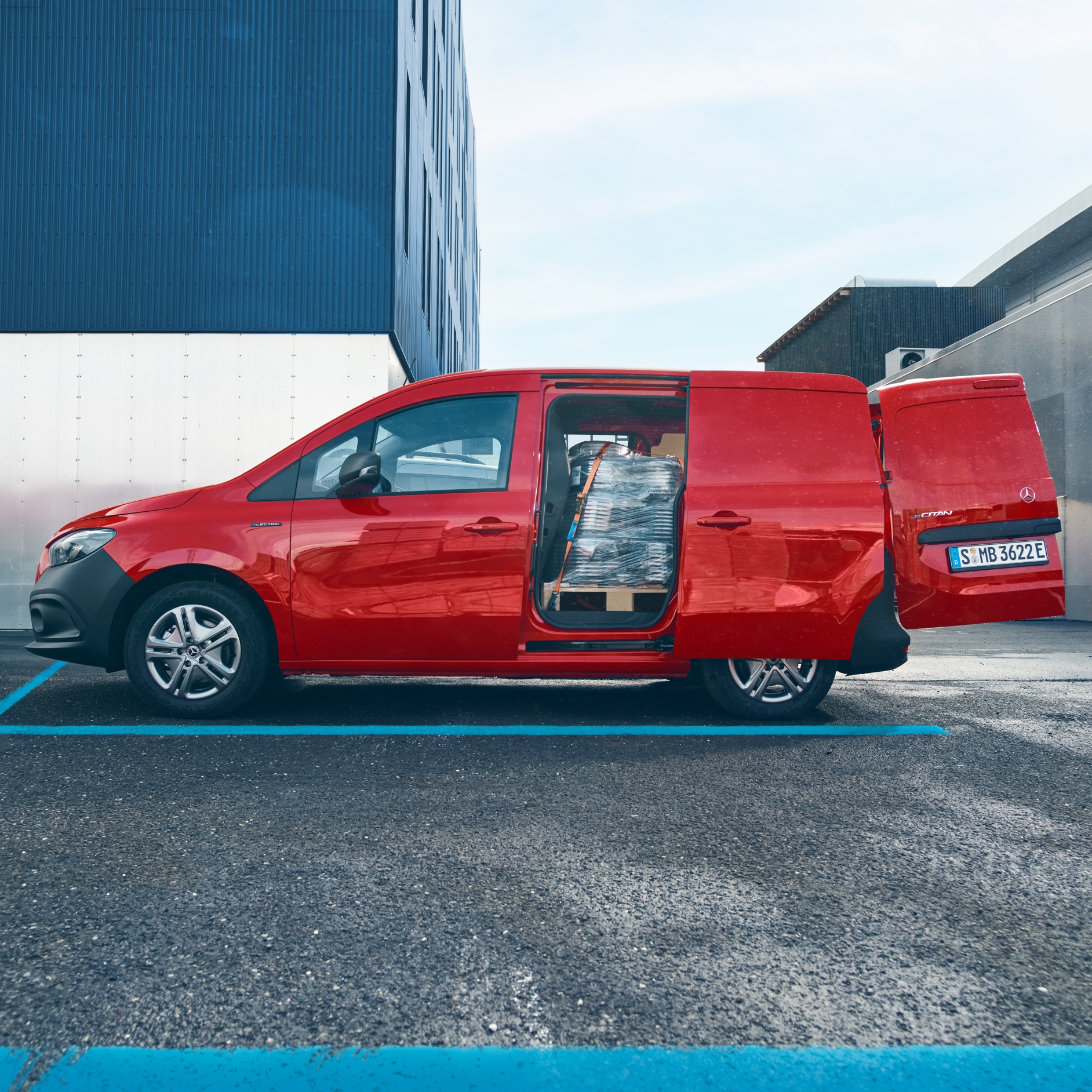 eCitan kassevogn | Mercedes-Benz Mercedes-Benz eCitan kassevogn som lille varebil.