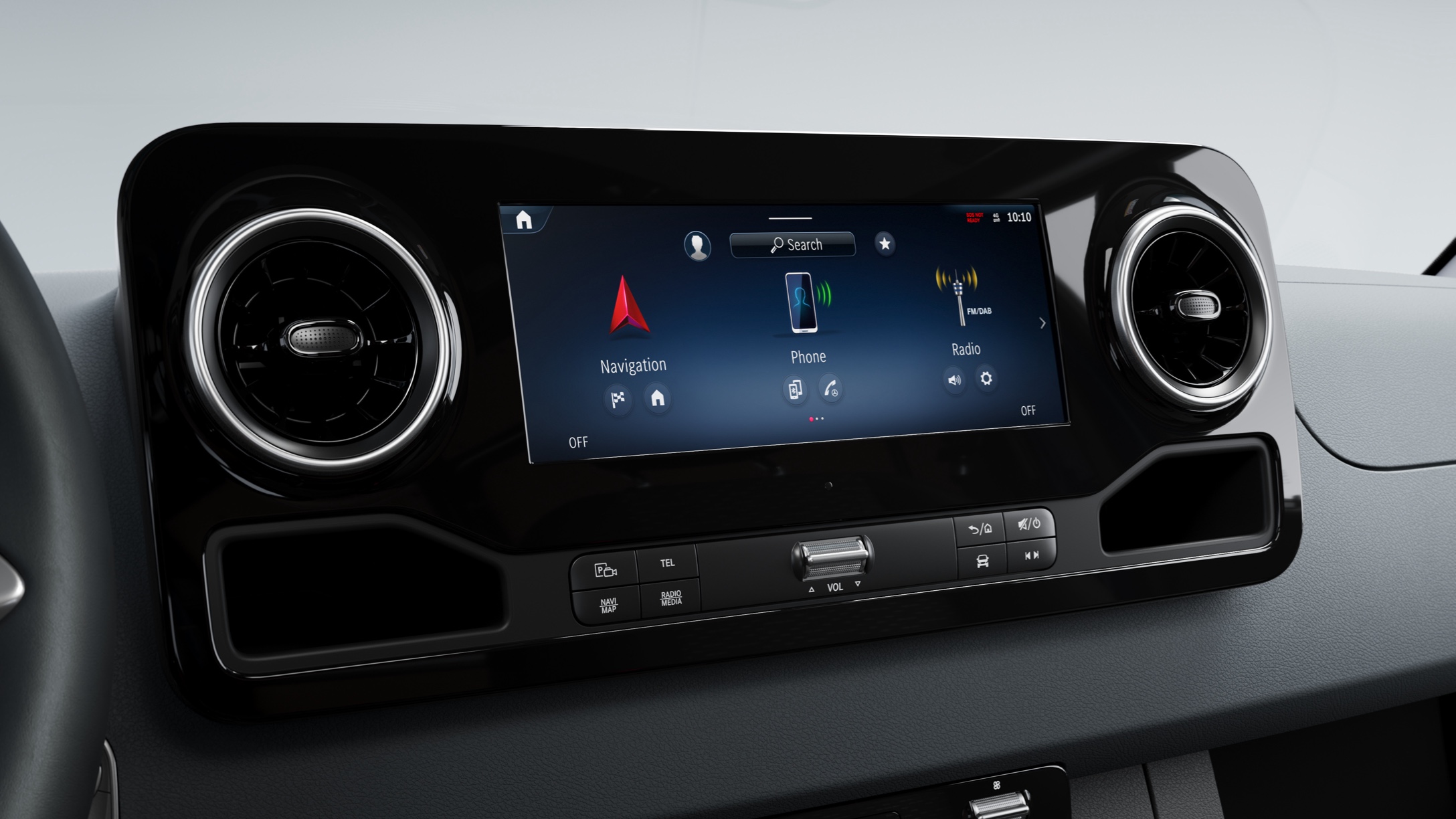 Bilegenskaber | Sprinter | Mercedes-Benz MBUX multimediesystem til Mercedes-Benz Sprinter.