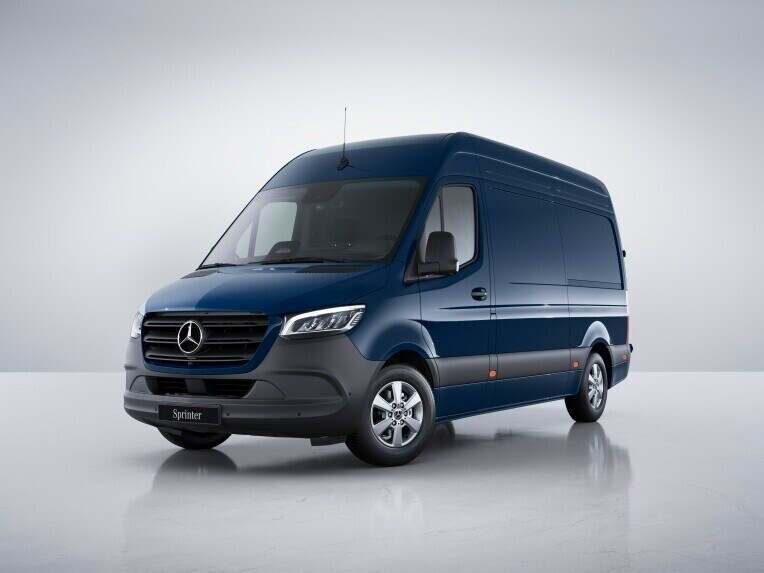 Blå Mercedes-Benz Sprinter Kassevogn med udstyrslinjen PRO