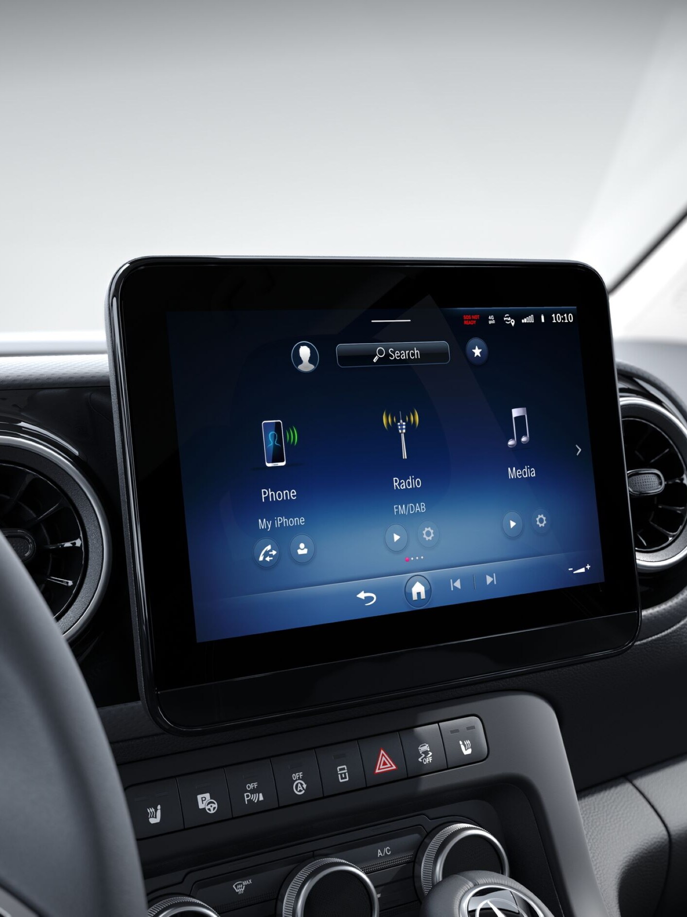 MBUX multimediesystemet i Mercedes-Benz Tourer modeller