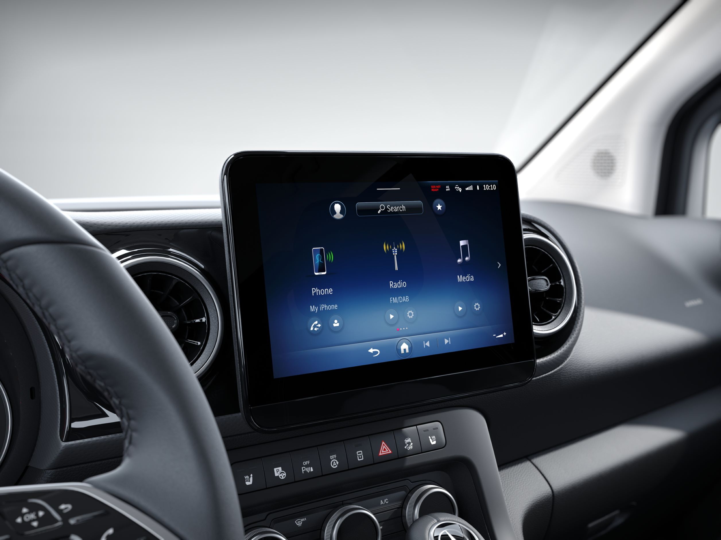 Persontransport | Mercedes-Benz Vans MBUX multimediesystemet i Mercedes-Benz Tourer modeller