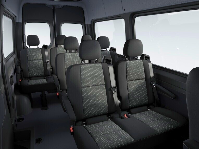 Passagerafdelingen i Mercedes-Benz Sprinter Tourer med 7 sæder
