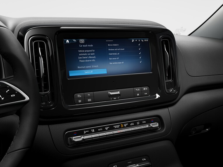 MBUX multimediesystem med 10,25" touchskærm i Mercedes-Benz Vito