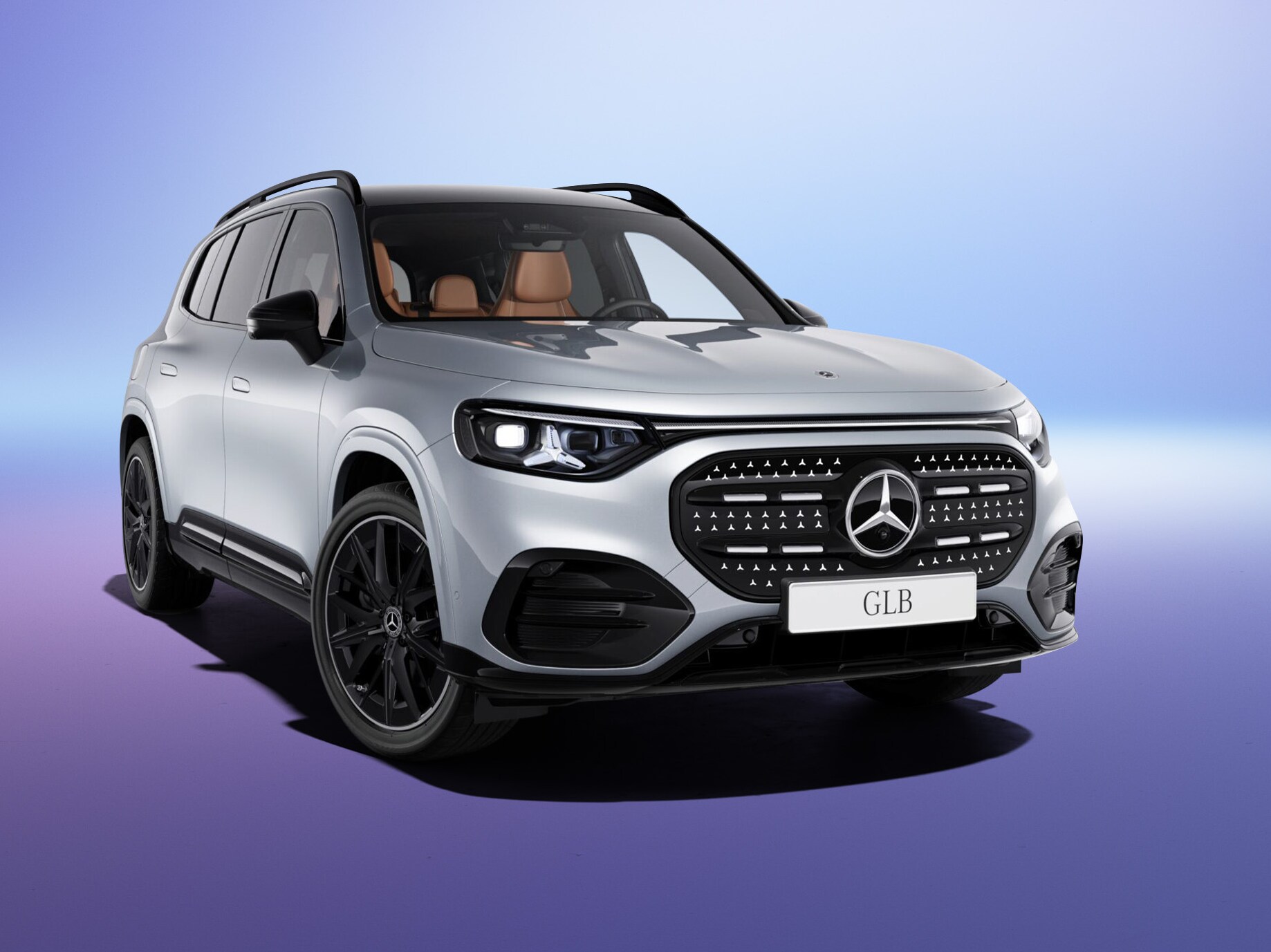 Sølvgra GLB with EQ Technology set skråt fra siden